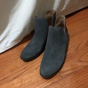 Lucky Brand Suede Ankle Booties